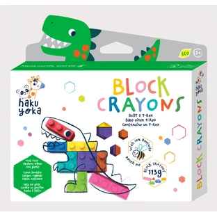 Bloc Crayons - Dinozaur T-Rex, Haku Yoka