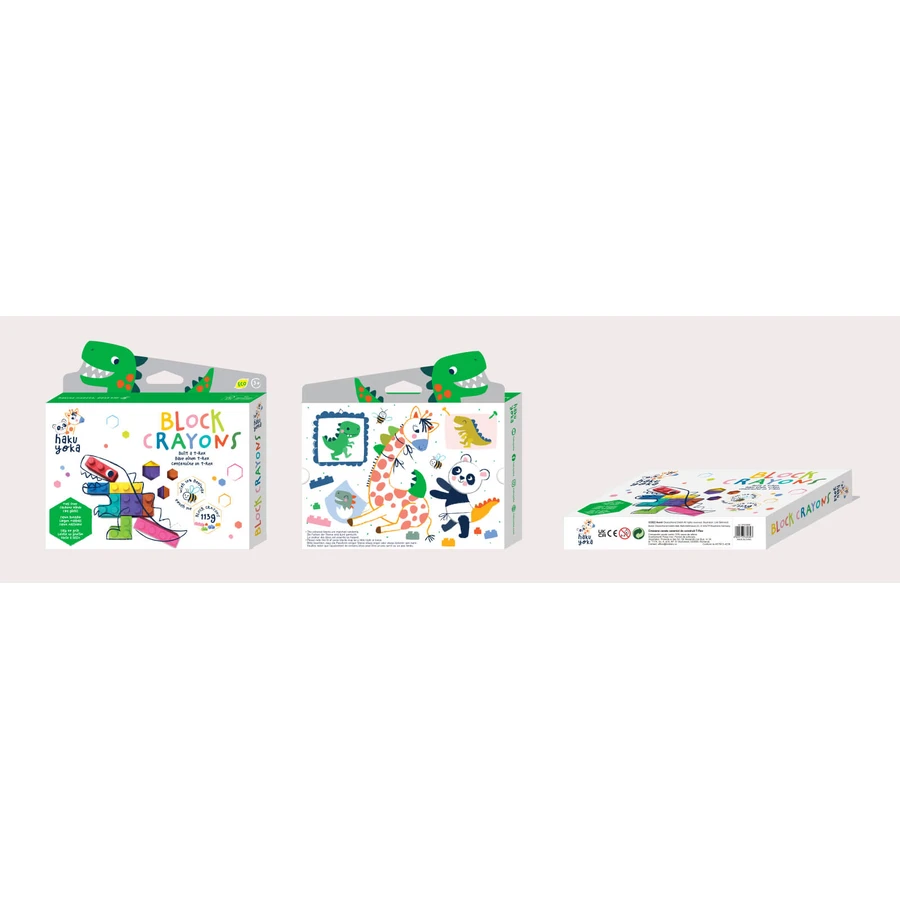 Bloc Crayons - Dinozaur T-Rex, Haku Yoka