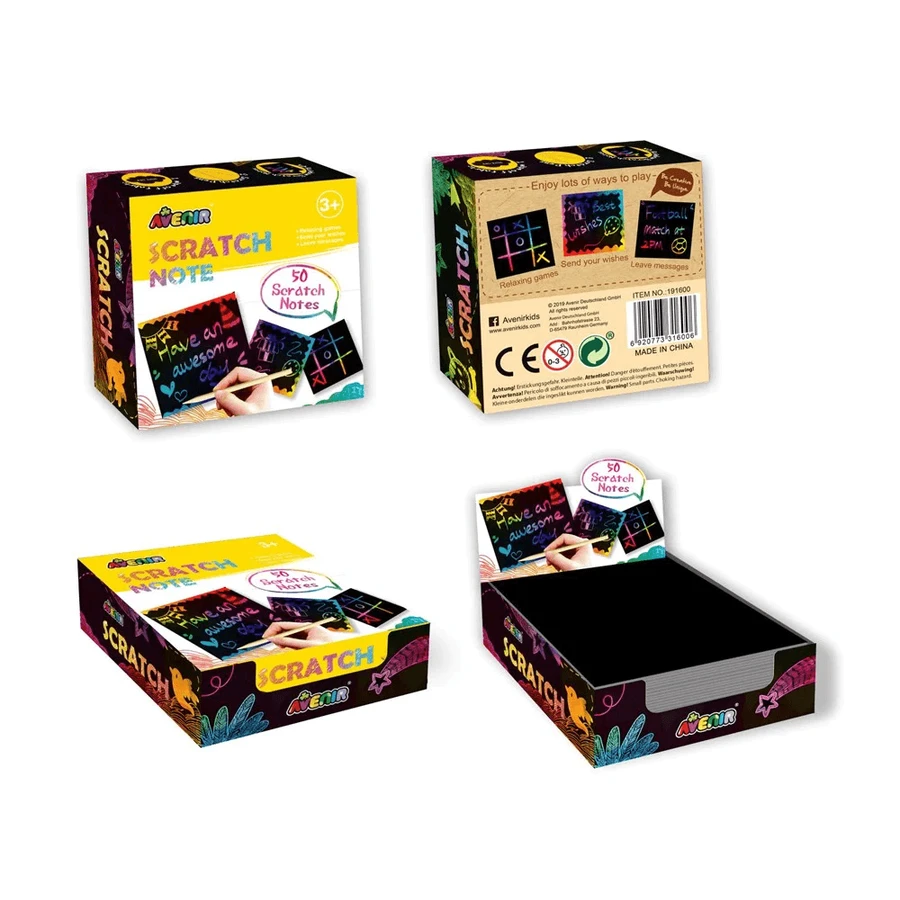 Scratching set - Notes - 50 cards