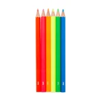 Lápices de colores Neon Jumbo Jumbo Brights - set de 6