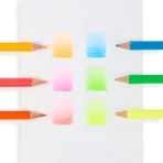 Lápices de colores Neon Jumbo Jumbo Brights - set de 6