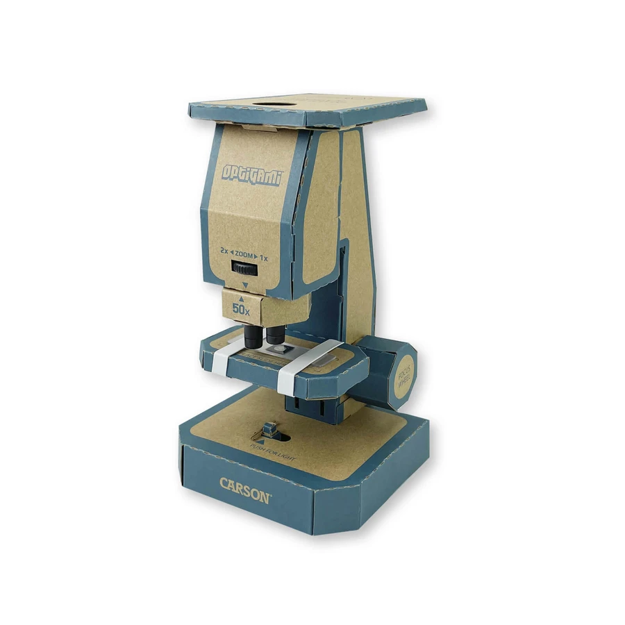 Doe-het-zelf pakket - Maak een microscoop, vergroting 50-400x, OptiGami