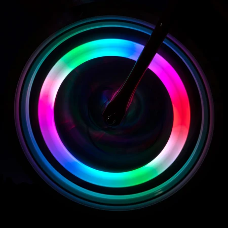 Luz LED de color con clip RBG para Spoke, SpokeBrightz
