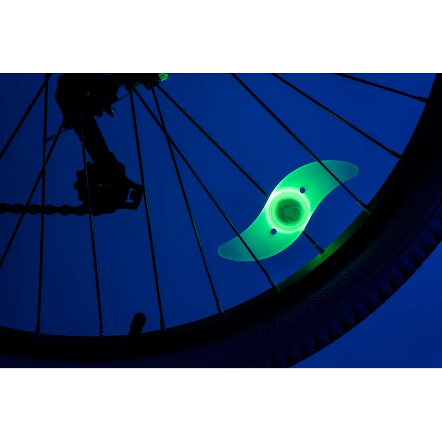 Luz LED de color con clip RBG para Spoke, SpokeBrightz
