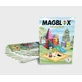 Activity book for magnetic construction sets
