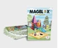 Activity book for magnetic construction sets