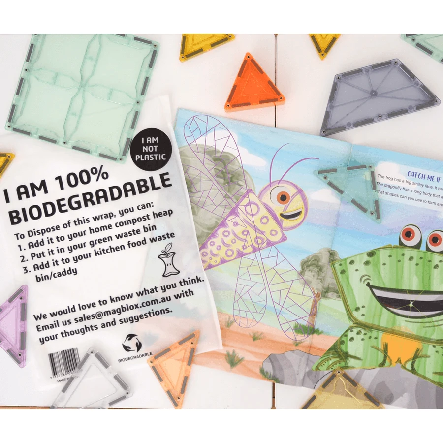 Activity book for magnetic construction sets