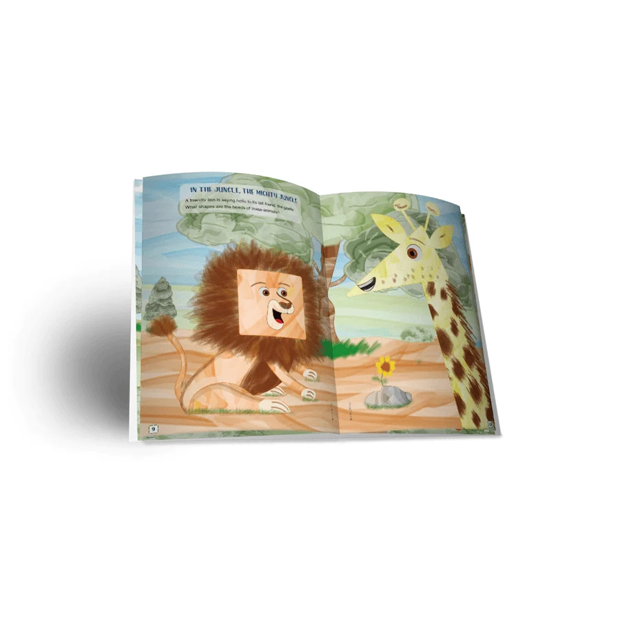 Activity book for magnetic construction sets