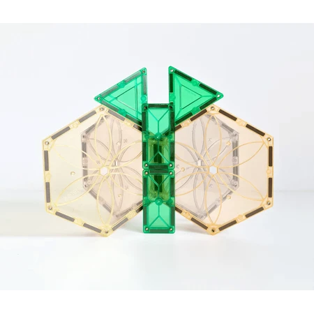 Magblox magnetische set - 6 zeshoekige magnetische stukken voor constructie