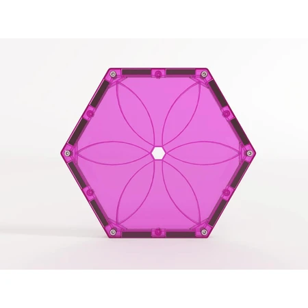 Magblox magnetische set - 6 zeshoekige magnetische stukken voor constructie