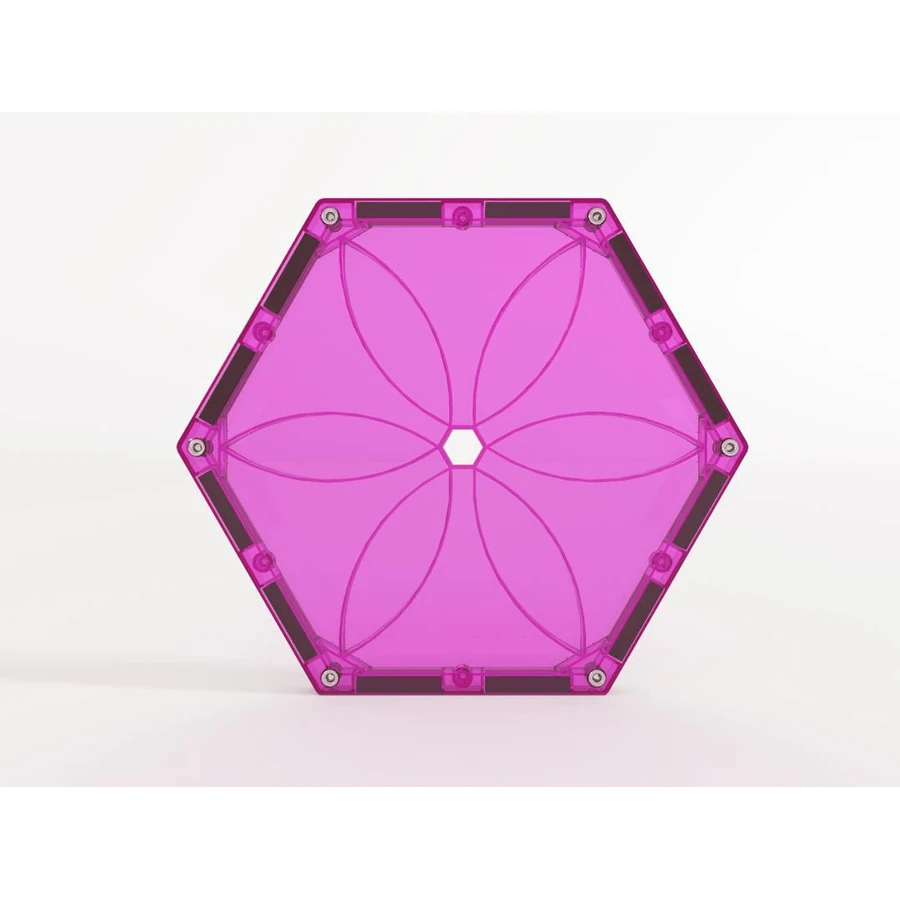 Magblox magnetische set - 6 zeshoekige magnetische stukken voor constructie