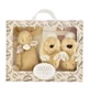 Iepuras Doudou® - Set Botosei și Jucărie de Pluș, Bej