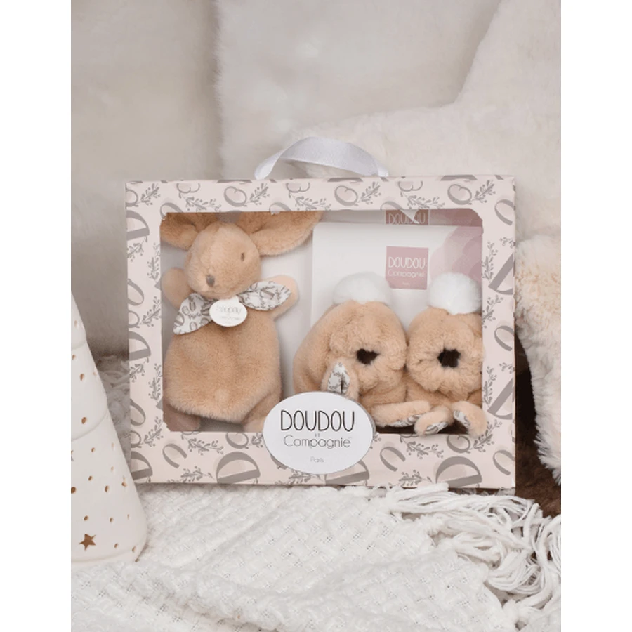 Coniglietto Doudou® - Set di peluche e giocattoli morbidi, beige