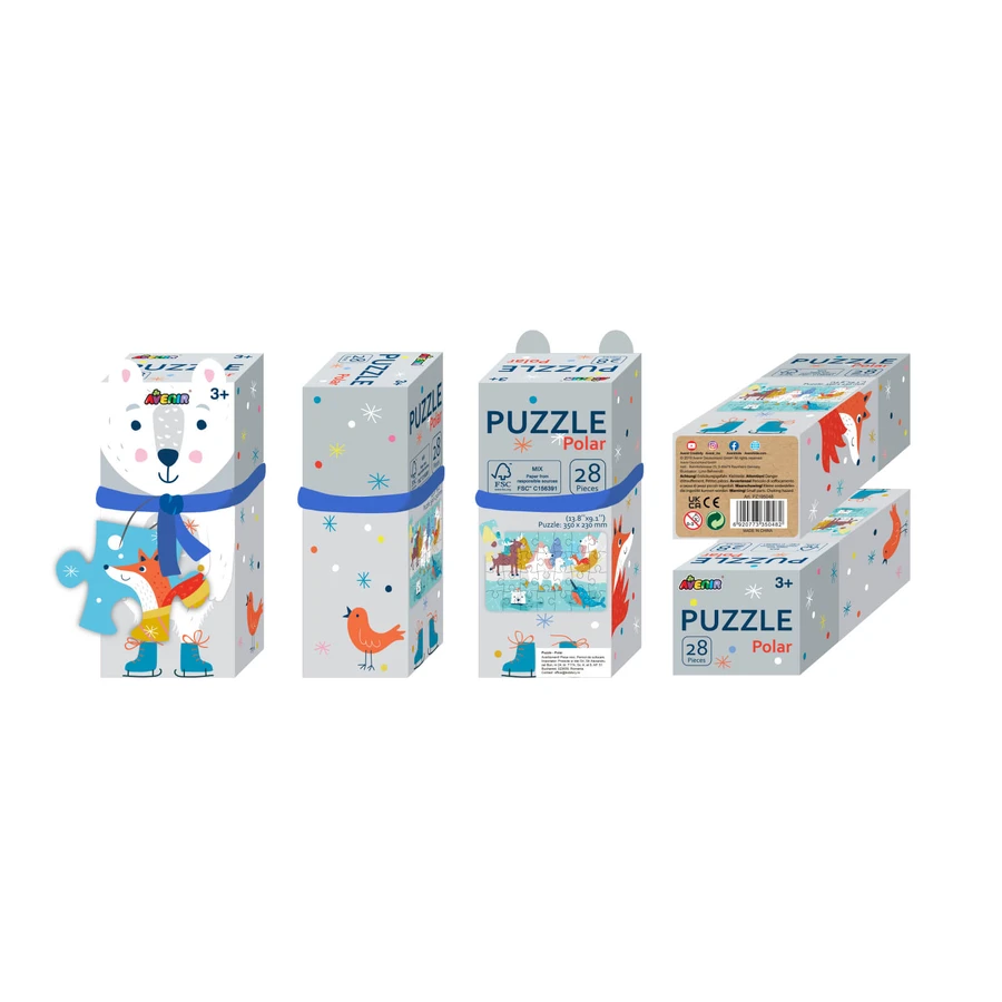 28 stukjes puzzel -Polar