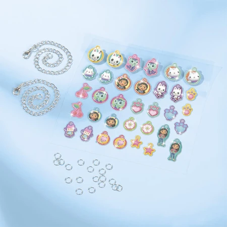 Set créatif 3 en 1, bracelets avec pendentifs, crayons en spray et peinture sur diamant, Gabby's Dollhouse