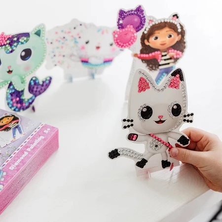 Set créatif 3 en 1, bracelets avec pendentifs, crayons en spray et peinture sur diamant, Gabby's Dollhouse