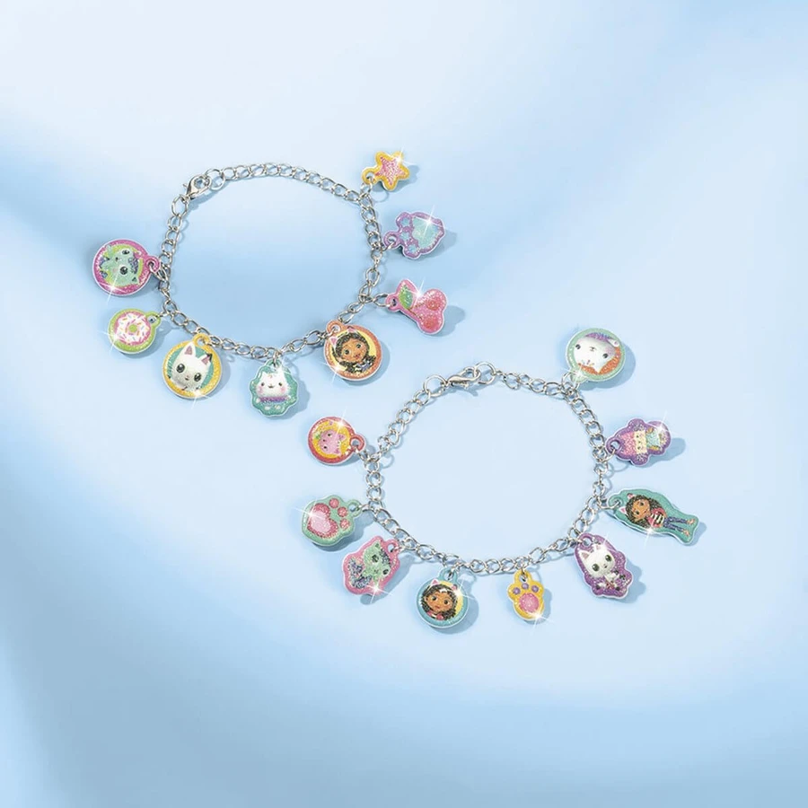 Set créatif 3 en 1, bracelets avec pendentifs, crayons en spray et peinture sur diamant, Gabby's Dollhouse