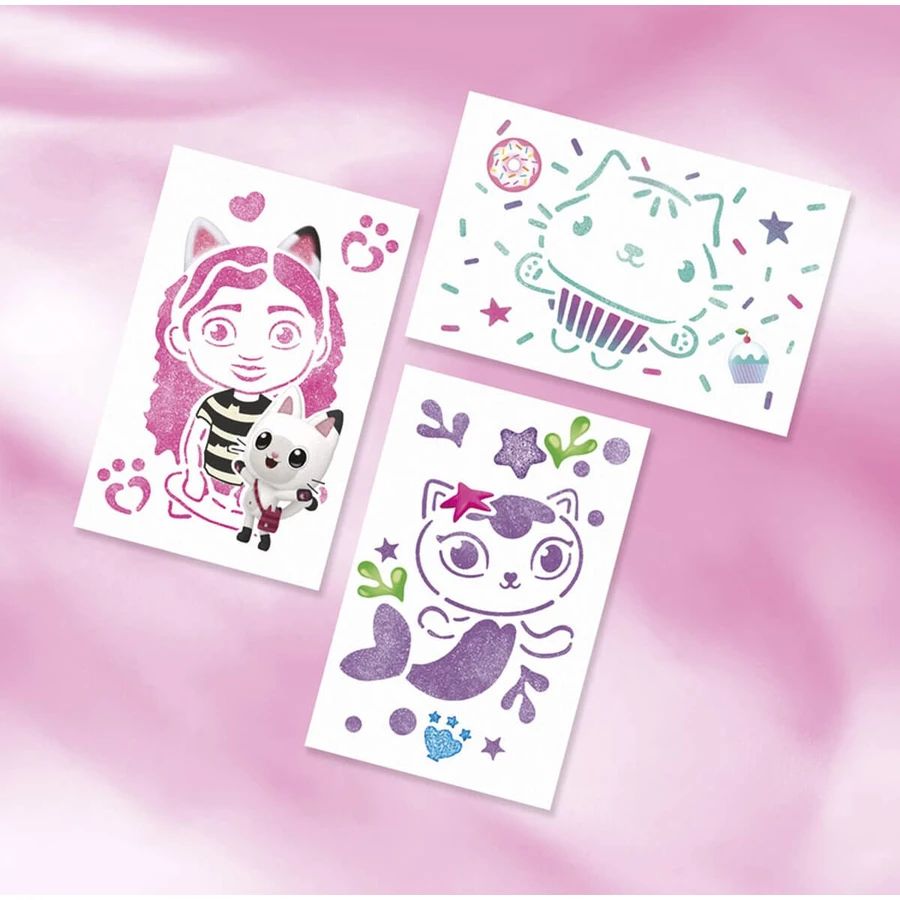 Set créatif 3 en 1, bracelets avec pendentifs, crayons en spray et peinture sur diamant, Gabby's Dollhouse