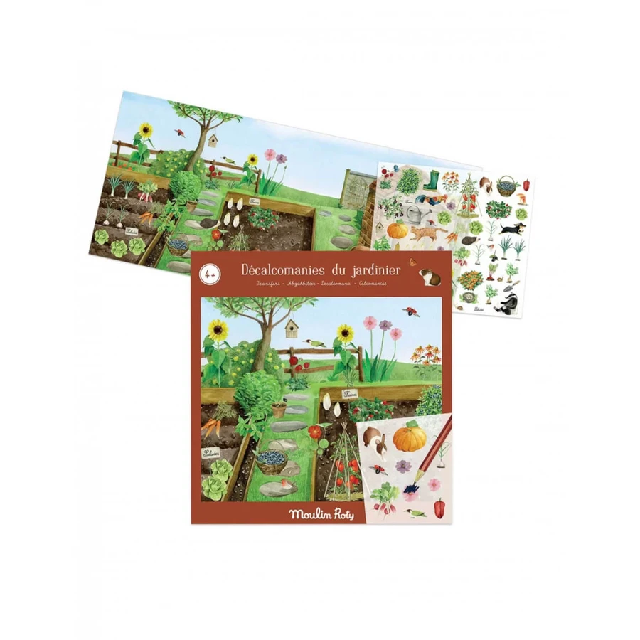 Transfer stickers Garden, Moulin Roty
