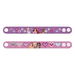 Set de bricolage créatif, Créer des bracelets avec la technique de la peinture au diamant, Disney Princesse