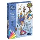 Prenten en prinsessen glas in lood stickers creatieve kit