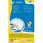 Creative drawing set with sandpaper and spray crayons