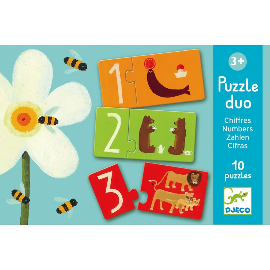 Djeco Numbers duo puzzel