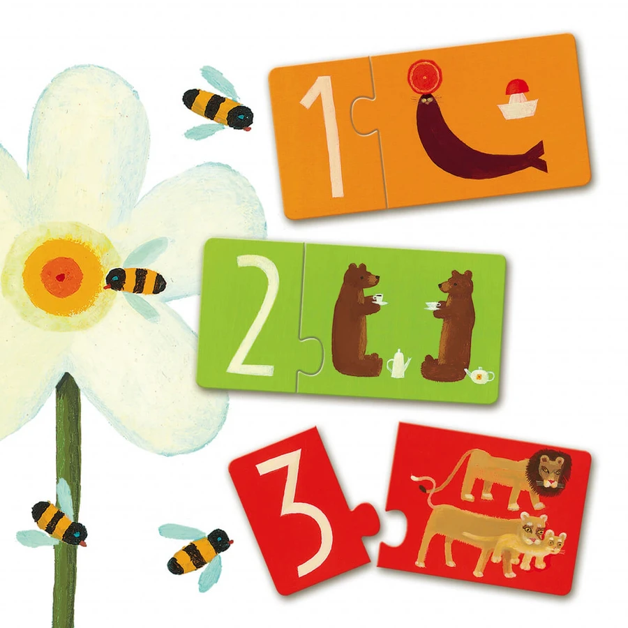 Djeco Numbers duo puzzel