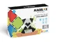 Set magnetic Magblox - 92 piese magnetice de constructie Monocrom Alb&amp;Negru