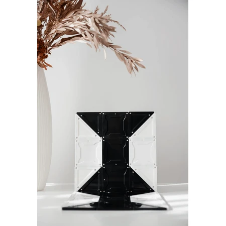 Magblox Magnetic Set - 92 bloques de construcción magnéticos Monocromo Blanco y Negro