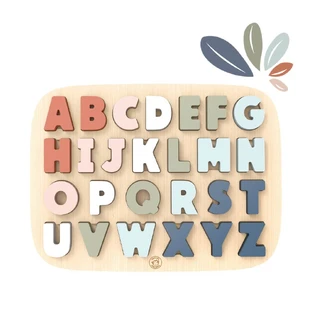 Houten alfabetpuzzel, Speedy Monkey