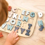 Houten alfabetpuzzel, Speedy Monkey