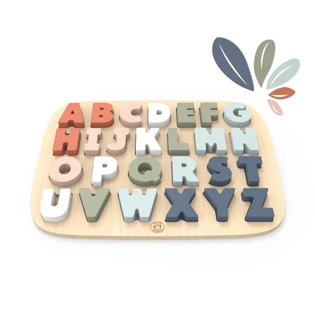 Houten alfabetpuzzel, Speedy Monkey