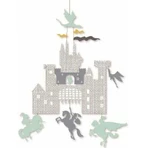 Kasteel mobiele decoratie