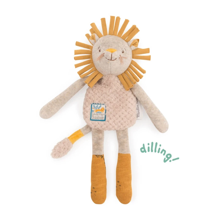 Peluche per bambini Doudou leu, Moulin Roty