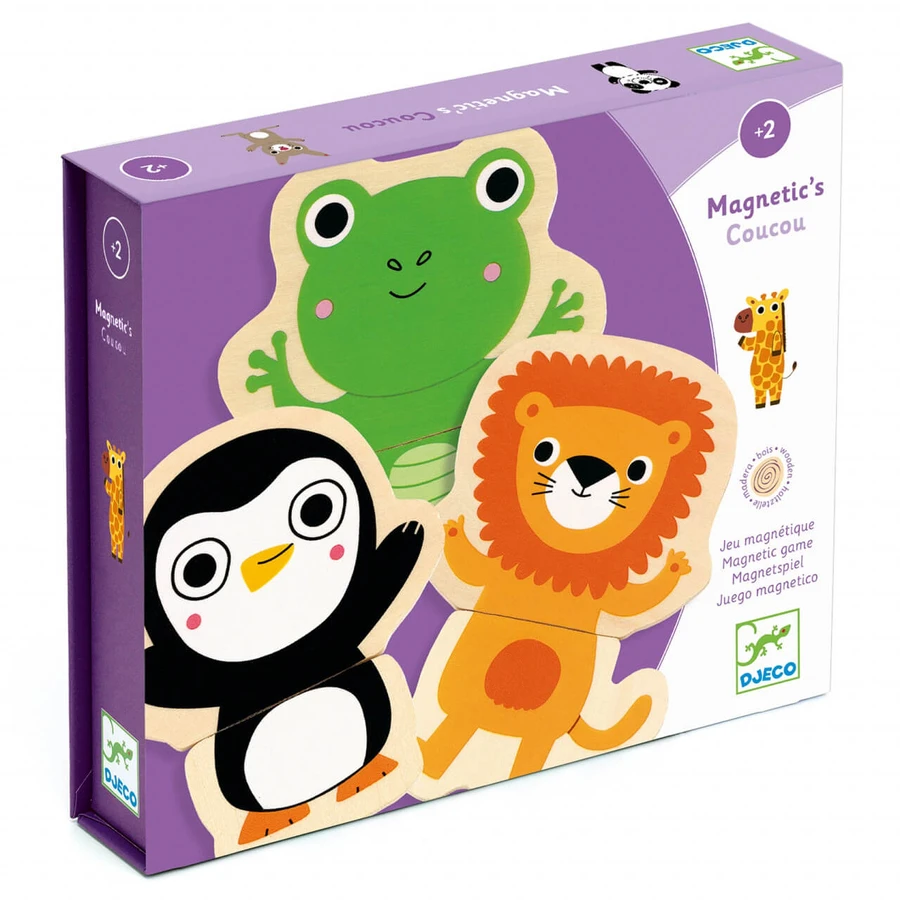 Djeco Magnetisches Spiel Tiere - freundlich