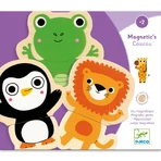 Djeco Magnetisches Spiel Tiere - freundlich