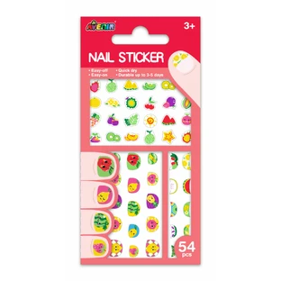 Glow in the dark nagelstickers - Fruit