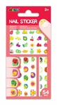 Glow in the dark nail stickers - Fruit