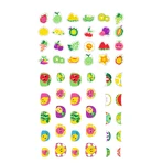 Glow in the dark nagelstickers - Fruit