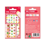 Glow in the dark nagelstickers - Fruit