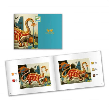 Djeco Dinosaurier Mosaik