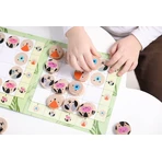 Jeu de logique en bois "Sudoku Animals" 16 pièces