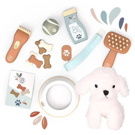 Set de bebé con maleta y cachorro, Speedy Monkey