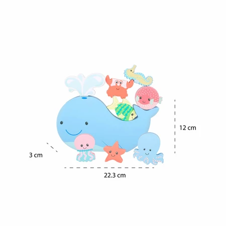 Drewniana gra na równowagę z morską fauną, Orange Tree Toys: ceny i cechy