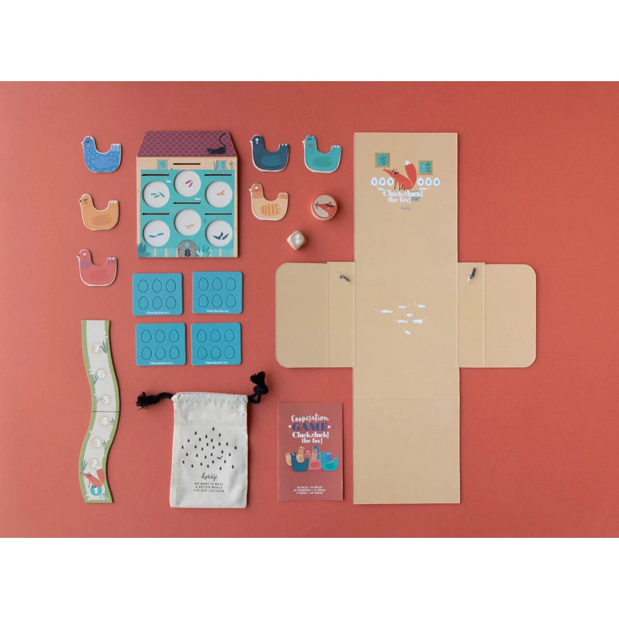 Kooperatives Spiel Pocket-Version Cot-codac, Vorsicht vor dem Fuchs, Londji