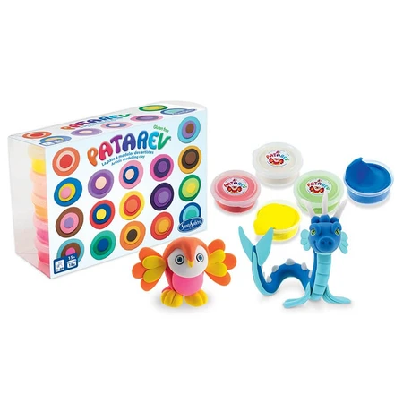 Ensemble de 15 boîtes en pâte à modeler Patarev - Sentosphère