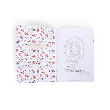 Coloring Book Parisian Damsels, Moulin Roty