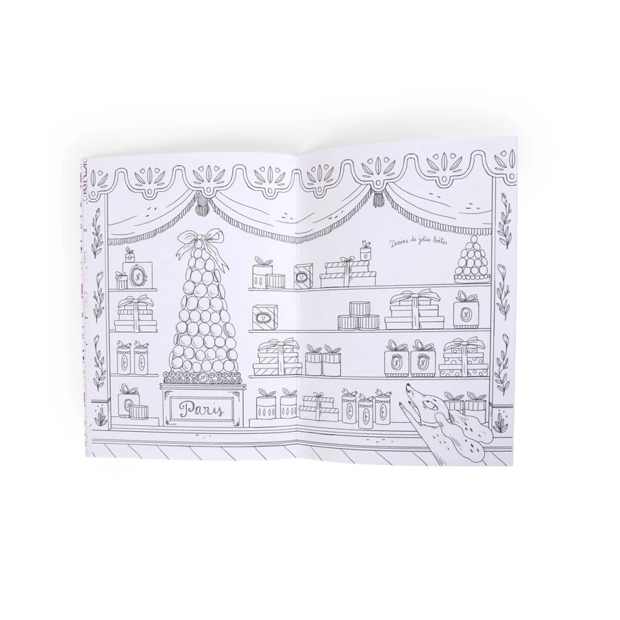 Coloring Book Parisian Damsels, Moulin Roty