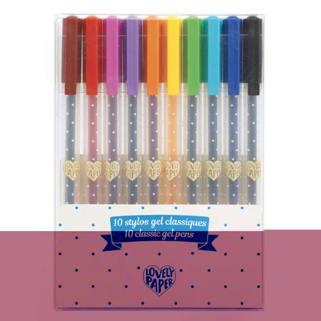 Djeco roll-gel set, 10 colores